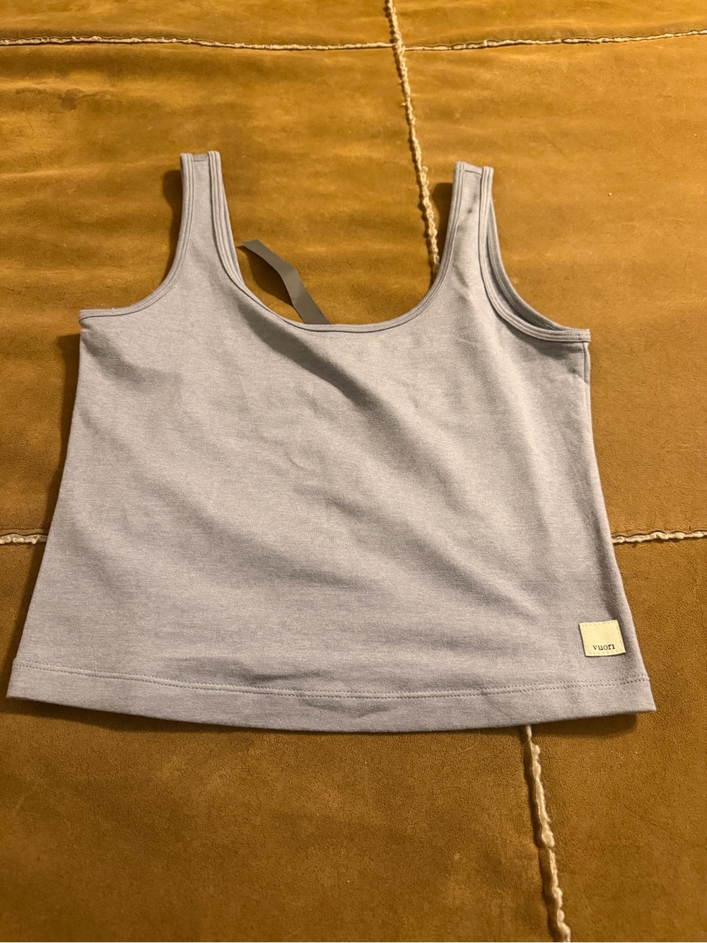 Vuori Light blue/Gray Scoop-Neck Tank